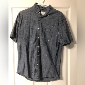 Men’s Short Sleeve Button Up Popsicle Shirt